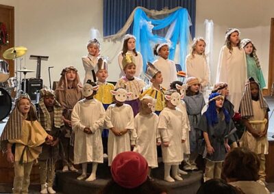 Children in Christmas Program