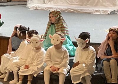 Children in Christmas Program