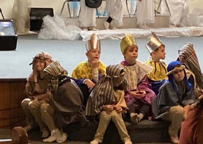 Children in Christmas Program