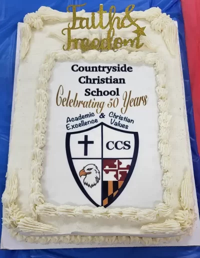 Cake to celebrate our 50th Anniversary