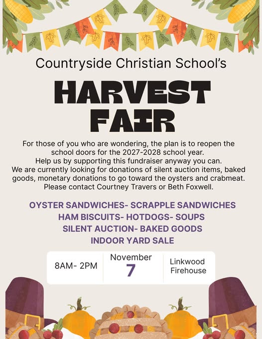 Harvest Fair - Nov 7th